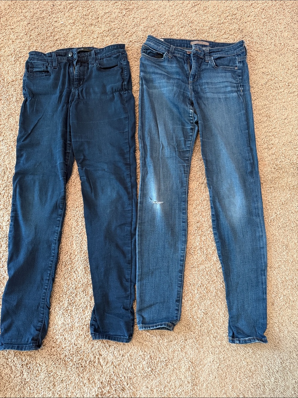 Joe's Jeans Skinny Duo in Dark and Medium Blue